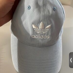 Adidas Light Blue Suede Baseball Cap